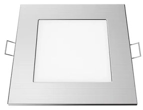 Χωνευτό Σποτ Φωτιστικό Οροφής LED 6W 3000K 450Lm PLATO630SNM Ασημί Aca-PLATO630SNM-Ασημί PLATO630SNM
