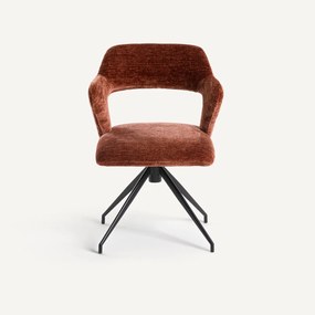 Περιστρεφόμενη καρέκλα τραπεζαρίας από βελούδο, Asyar