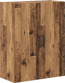 vidaXL Highboard 2 pcs Παλιό Ξύλο 69,5 x 34 x 180 εκ.