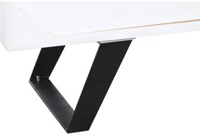 Σκευοθήκη DKD Home Decor Λευκό Σκούρο καφέ Ξύλο από Μάνγκο 150 x 40 x 80 cm