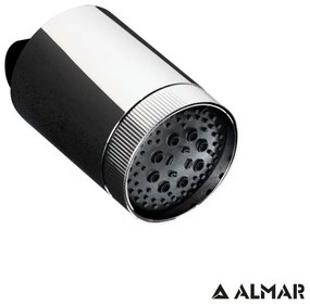 Almar Beam Multijet Κεφαλή επίτοιχη 3 ροών ανακλινόμενη Chrome