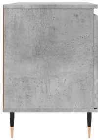 vidaXL Έπιπλο Τηλεόρασης Γκρι Σκυροδ. 104 x 35 x 50 εκ. Επεξεργ. Ξύλο