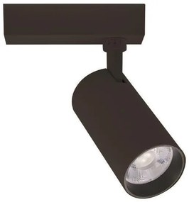 ΣΠΟΤ ΡΑΓΑΣ LED 2 ΓΡΑΜΜΩΝ 20W 4000K Φ70Χ160 ΜΑΥΡΟ PLUS Eurolamp 145-59051