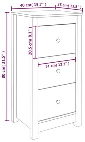 ΝΤΟΥΛΑΠΙ ΜΑΥΡΟΣ 40X35X80 ΕΚ. ΑΠΟ ΜΑΣΙΦ ΞΥΛΟ ΠΕΥΚΟΥ 813747