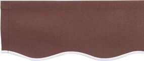 vidaXL Ύφασμα αντικατάστασης τέντας Καφέ 235 x 195 εκ. Πολυεστέρας