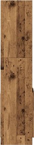 vidaXL Ντουλάπι Όψη Παλαιού Ξύλου 92x33x140 εκ. Επεξεργασμένο Ξύλο