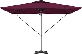 vidaXL Ομπρέλα ηλίου Βεραμάν Κόκκινο 286 x 284 x 270 εκ