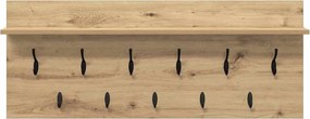vidaXL Τοίχου Κρεμάστρα Artisan Oak 100 x 40 x 12 εκ
