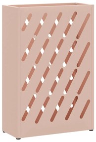 vidaXL Σχέδιο & βάση αποθήκευσης Ροζ 28 x 12 x 41 εκ Ατσάλι