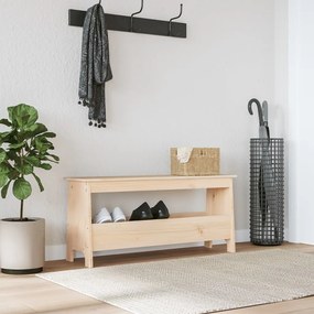 vidaXL Παγκάκι Χολ 100x28x45 εκ. από Μασίφ Ξύλο Πεύκου