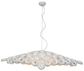 Φωτιστικό Οροφής Κρεμαστό HL-3590-L6 77-4368 Darina White Homelighting Metal