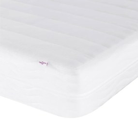 vidaXL Κρεβάτι με Στρώμα Dover Μαύρο 160x200 εκ. Υφασμάτινο