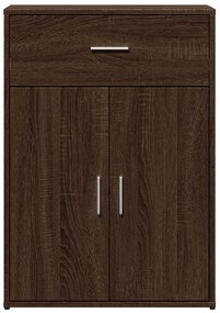 vidaXL Βοηθητικά Ντουλάπια 2 τεμ. Καφέ Δρυς 60x30x84 εκ. Επεξ. Ξύλο