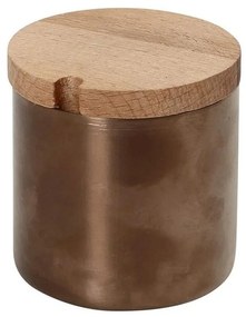 Δοχείο Αποθήκευσης SUT111 7x6,7cm Bronze-Brown Espiel Steel,Wood