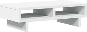 vidaXL Βάση Οθόνης Λευκή 50 x 27 x 15 εκ. από Επεξεργασμένο Ξύλο