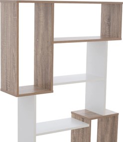 ΒΙΒΛΙΟΘΗΚΗ SHAY HM8768.01 85X22X140 ΛΕΥΚΟ