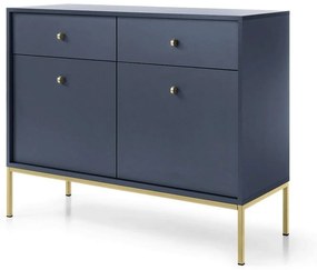 Μπουφές Mono P_MNB_21S_G 103,5x83,2x39cm Blue-Gold