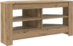 vidaXL ΓωνιακήΒάσηΤηλεόρασης 102 x 41 x 45 cm Artisan Oak