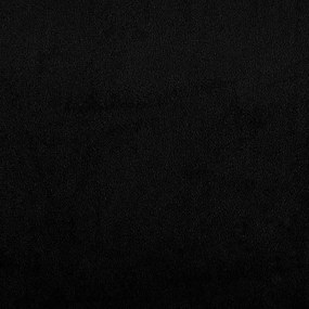 Καναπές Τριθέσιος Μαύρος 180 εκ. Ύφασμα Μακροϊνών - Μαύρο