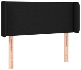 vidaXL Κεφαλάρι με Πτερύγια Μαύρο 83x16x78/88 εκ. Υφασμάτινο
