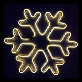 Χιονονιφάδα Led Θερμό Φως με καλώδιο - Christmas snowflake light LED-290083-195992