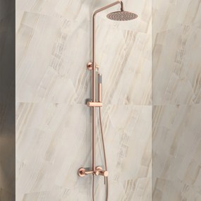 KARAG ARTEMIS Μπαταρία σταθερού ντους με ρουξούνι ARTEMIS Rose Gold SO551B-RG KARAG KARAG-5206836664385