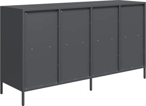vidaXL Ντουλάπι Ανθρακί 135x39x73,5 εκ. από Χάλυβα Ψυχρής Έλασης