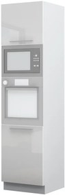 Επιδαπέδιο ντουλάπι φούρνου ψηλό Raval K23-60-RM-Λευκό - Λευκό γυαλιστερό - 60.00Χ60.00Χ235.00cm