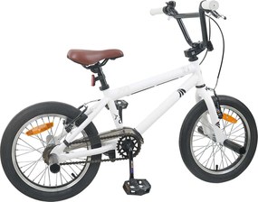 vidaXL BMX Ποδήλατο 20 ίντσες για πάνω από 9 ετών Λευκό
