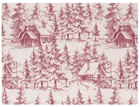 Χριστουγεννιάτικα Σουπλά (Σετ 4τμχ) Kentia Loft Snow 2419