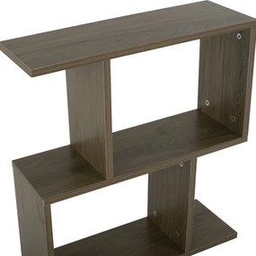 Βοηθητικό τραπέζι Ameer με ράφια μελαμίνης olive grey 50x17x56εκ