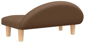 vidaXL Κρεβάτι Σκύλου Καφέ 70 x 52 x 30 εκ. Υφασμάτινο