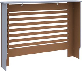vidaXL Κάλυμμα Καλοριφέρ Ανθρακί 112 x 19 x 81,5 εκ. από MDF