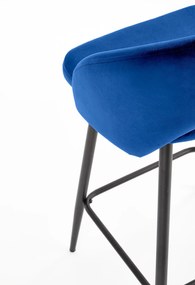 H96 bar stool, color: dark blue DIOMMI V-CH-H/96-GRANATOWY