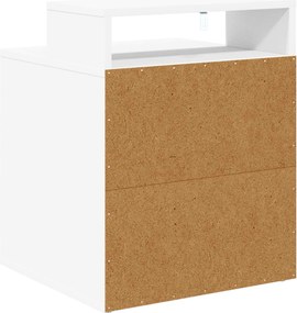 vidaXL Σπίτι Γάτας Λευκό 42,5 x 40 x 53,5 εκ Επεξεργασμένο Ξύλο