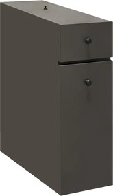 Ντουλάπι μπάνιου Calencia Megapap χρώμα ανθρακί 20x60x55εκ.