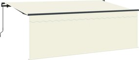vidaXL Σκηνίτσα Αναδιπλούμενη Κρεμ 350 x 200 cm