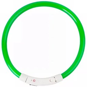 Περιλαίμιο σκύλου DA269 με LED φωτισμό, 70cm, επαναφορτιζόμενο, πράσινο