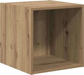 vidaXL ΣΕΤ ΒΑΘΜΟΛΟΓΗΣΗΣ ΤΗΛΕΟΡΑΣΗΣ Επιτοίχιο 2 pcs Artisan Oak