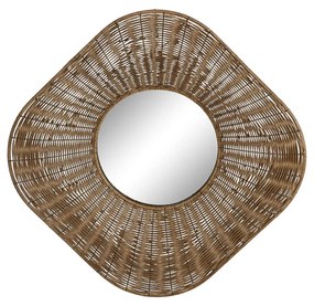 Τοίχο καθρέφτη Home ESPRIT Bali 102 X 13,5 X 102 cm