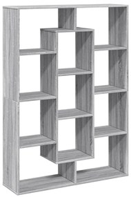 vidaXL Βιβλιοθήκη Γκρι Sonoma 102x29x143 εκ. από Επεξεργασμένο Ξύλο