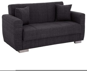 Καναπές-Κρεβάτι Polya Διθέσιος HM3241.03 150x84x88cm Dark Grey