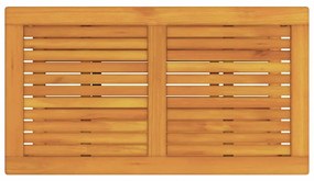 vidaXL Τραπεζάκι σαλονιού Καφέ 110 x 55 x 45 cm Μασίφ ξύλο ακακίας