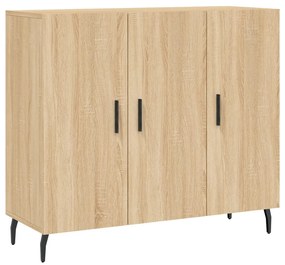vidaXL Ντουλάπι Sonoma δρυς 90x34x80 εκ. Επεξεργασμένο Ξύλο
