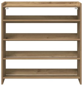 Ράφι παπουτσιών Artisan Oak 80x25x81 cm Κατασκευασμένο ξύλο - Καφέ