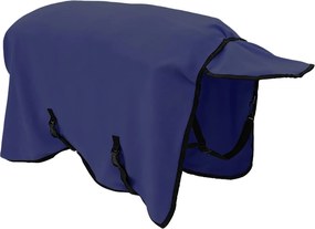 vidaXL Σαμάρι Ίππου Σκούρο μπλε Πολυεστέρας