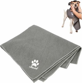 Πετσέτα Mικροϊνών Vileda 172650 Γκρι M 45 x 70 cm