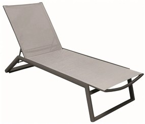 Ξαπλώστρα Tulip 01-00-2394 200x65x33/104cm Taupe