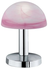 Φωτιστικό Επιτραπέζιο Fynn II 599100106 15x21cm 1xE14 40W Nickel-Pink Trio Lighting