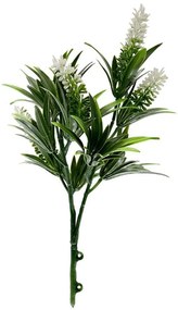 Μπουκέτο Διακοσμητικό W024 25-32cm Lavender Green-White New Plan Plastic